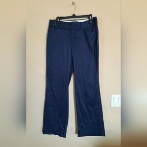 Banana Republic Cotton Slacks Trousers Low Rise Wide Leg